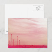 Carte Postale Danemark rose (Devant / Derrière)