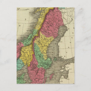 Carte Postale Danemark, Suède Et Norvège