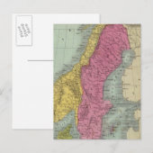 Carte Postale Danemark Suède et Norvège (Devant / Derrière)