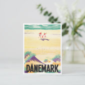 Carte postale Danemark vintage (Debout devant)