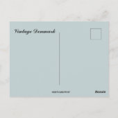 Carte Postale Danemark vintage (Dos)