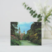 Carte Postale Danemark vintage, Copenhague, Château de Rosenburg (Debout devant)