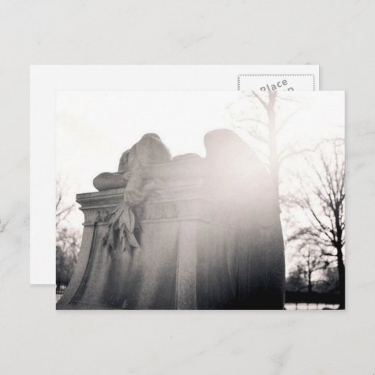 carte postale d'ange céleste (Devant / Derrière)