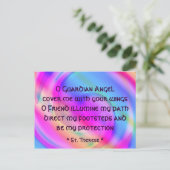 Carte postale d'ange gardien (Debout devant)