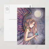 Carte postale d'ange par Molly Harrison (Devant / Derrière)