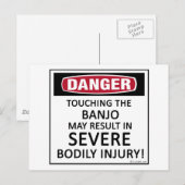 Carte Postale Danger Banjo (Devant / Derrière)