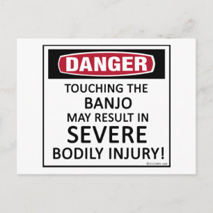Carte Postale Danger Banjo