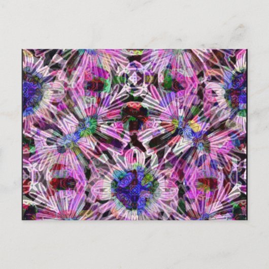 CARTE POSTALE DANGER DE COULEURS (Devant)