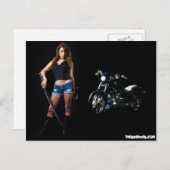 Carte Postale Dangerous Biker (Devant / Derrière)