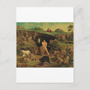 Carte Postale Daniel dans la fosse aux lions