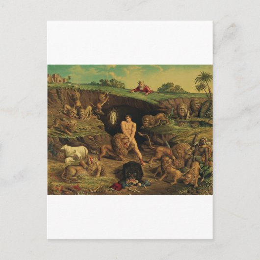 Carte Postale Daniel dans le Den des Lions (Devant)