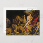 Carte Postale Daniel dans le Den du Lion (Devant / Derrière)