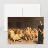 Carte Postale Daniel In The Lions Den 1872 Par Briton Riviere (Devant / Derrière)
