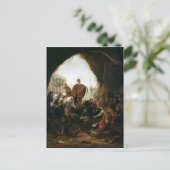 Carte Postale Daniel Tuer le dragon de Baal (Debout devant)