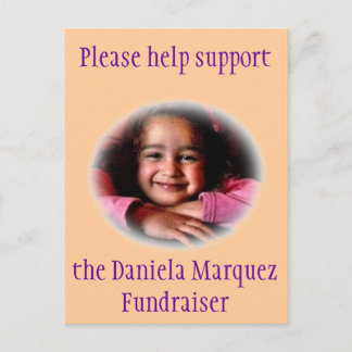 Carte Postale Daniela Fundraiser