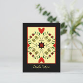 Carte postale Danke schön (Debout devant)