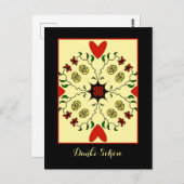 Carte postale Danke schön (Devant / Derrière)