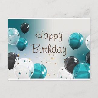 Carte postale d'anniversaire