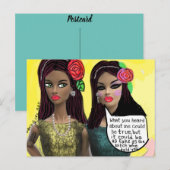 Carte postale d'anniversaire (Devant / Derrière)