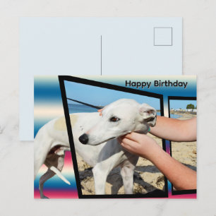 Carte postale d'anniversaire Art dimensionnel Whip