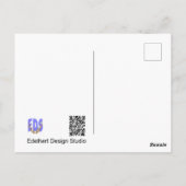 Carte postale d'anniversaire aux fleurs sauvages c (Dos)