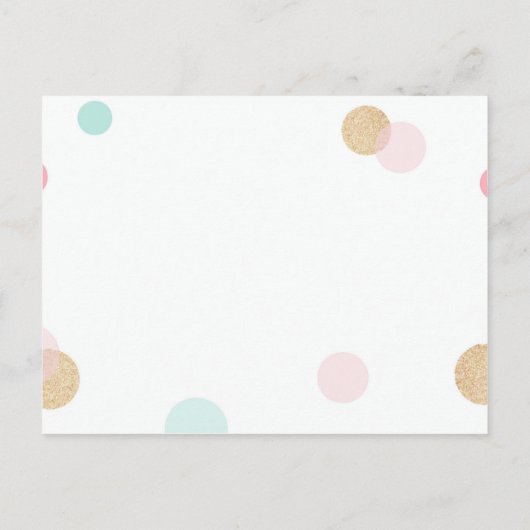 Carte postale d'anniversaire avec chiot en chapeau (Dos)