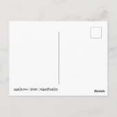 Carte postale d'anniversaire avec labyrinthe du si (Dos)