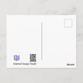 Carte postale d'anniversaire Baleine Clin d'œil (Dos)