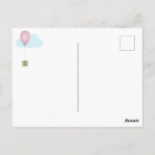 Carte postale d'anniversaire Ballons Colorés (Dos)