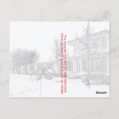 Carte postale d'anniversaire d'auberge d'Usonian (Dos)