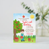 Carte postale d'anniversaire de garçon aux cheveux (Debout devant)