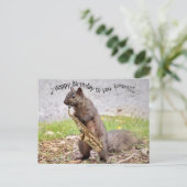 Carte postale d'anniversaire de jazz (Debout devant)