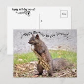 Carte postale d'anniversaire de jazz (Devant / Derrière)