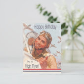 Carte postale d'anniversaire de la Force aérienne  (Debout devant)