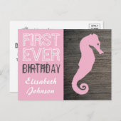 Carte postale d'anniversaire de la première dalle  (Devant / Derrière)