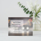 Carte postale d'anniversaire de nuit avec passage (Debout devant)