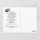 Carte postale d'anniversaire des 25 ans de Billiar (Dos)