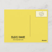 carte postale d'anniversaire - éveillé à l'aube (Dos)