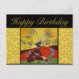 carte postale d'anniversaire - éveillé à l'aube