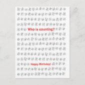 Carte postale d'anniversaire, Joyeux Anniversaire. (Devant)