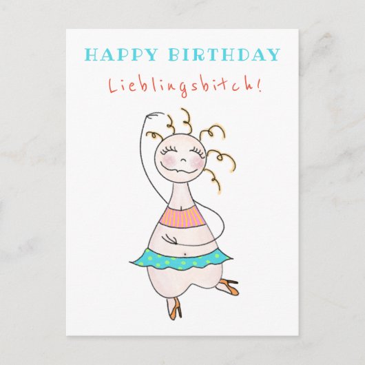 Carte postale d'anniversaire Joyeux anniversaire m (Devant)