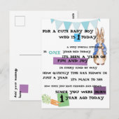 Carte postale d'anniversaire personnalisée pour ga (Devant / Derrière)