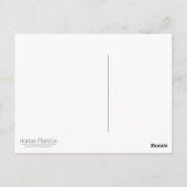 Carte postale d'anniversaire rose | Rose Geburtsta (Dos)