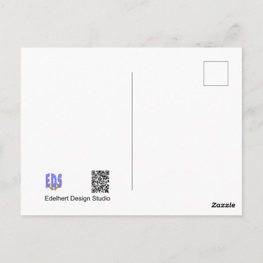 Carte postale d'anniversaire Tulipe jaune en gros  (Dos)