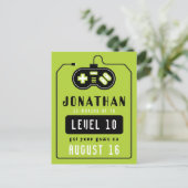 Carte postale d'anniversaire Video Game Truck (Debout devant)