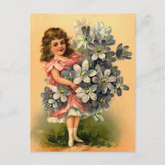 Carte postale d'anniversaire vintage (Devant)