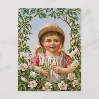 Carte postale d'anniversaire vintage