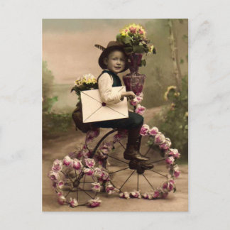 Carte postale d'anniversaire vintage