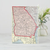 Carte postale d'annonce de carte ancienne de Géorg (Debout devant)
