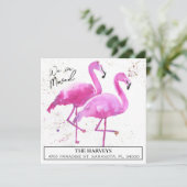 Carte postale d'annonce de changement d'adresse (Debout devant)